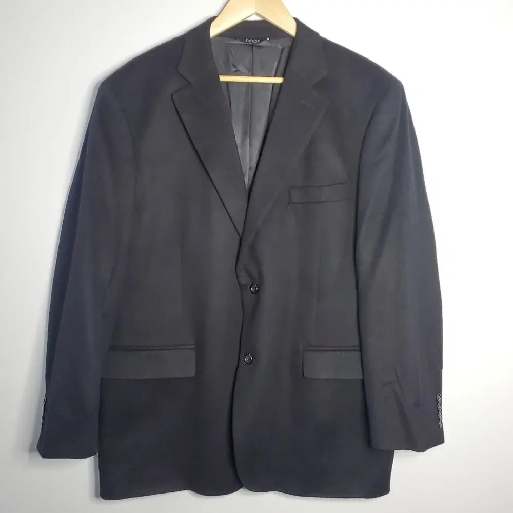 Pavone black 100% Cashmere blazer in size 46R Excellent condition